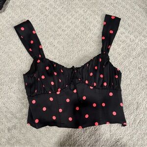 Polka dot FLL crop top